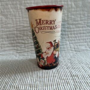 Vintage Christmas Santa Vase